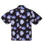 SHELTY 接触冷感オープンカラー半袖シャツ ナイトフラワー: バックスタイル