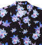 SHELTY 接触冷感オープンカラー半袖シャツ ナイトフラワー: 左胸ポケット