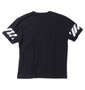 SHELTY BOX刺繍半袖Tシャツ ブラック: バックスタイル