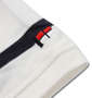 H by FIGER 2枚衿ボーダー半袖ポロシャツ オフホワイト: 左袖刺繍