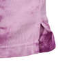 BAD BOY ロゴ刺繍タイダイ加工半袖Tシャツ パープル: 裾サイドスリット