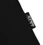 4A2S BOXロゴ半袖Tシャツ ブラック×ホワイト: 裾ピスネーム