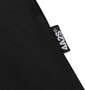 4A2S BOXロゴ半袖Tシャツ ブラック×メタル: 裾ピスネーム