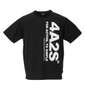 4A2S VERTICALロゴ半袖Tシャツ ブラック: