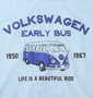VOLKSWAGEN 半袖Tシャツ サックスブルー: