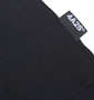 4A2S バックロゴ半袖Tシャツ ブラック: 裾ピスネーム