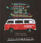 VOLKSWAGEN 半袖Tシャツ チャコール: プリント