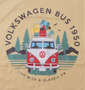 VOLKSWAGEN 半袖Tシャツ ベージュ: プリント