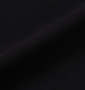 SHELTY 鹿の子ボタニカルフェイクレイヤード半袖ポロシャツ ブラック: 生地拡大