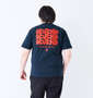 SEVEN2 天竺半袖Tシャツ ネイビー: 身長：182cm/バスト：123cm/着用サイズ：3L
