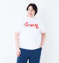 SEVEN2 天竺半袖Tシャツ ホワイト: 身長：182cm/バスト：123cm/着用サイズ：3L