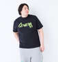 SEVEN2 天竺半袖Tシャツ ブラック: 身長：182cm/バスト：123cm/着用サイズ：3L