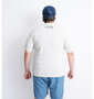 ANIMORE Mate 天竺デビマル半袖Tシャツ ミックスホワイト: