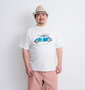 VOLKSWAGEN 天竺半袖Tシャツ ホワイト: 身長：176.5cm/バスト：118cm/着用サイズ：3L