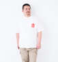 SHELTY 天竺プリントポケット付半袖Tシャツ オフホワイト: