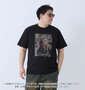 RIMASTER VISION 天竺トリックアート半袖Tシャツ ブラック: