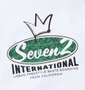 SEVEN2 天竺長袖Tシャツ ホワイト: プリント(胸)