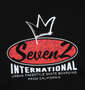 SEVEN2 天竺長袖Tシャツ ブラック: プリント(胸)