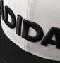 adidas リニアロゴスナップバックキャップ ホワイト×ブラック: