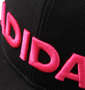 adidas リニアロゴスナップバックキャップ ブラック×ピンク: