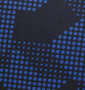SRIXON グラスイメージドットプリントキャップ ブルー×ネイビー: ドットプリント拡大