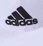 adidas ライトメッシュスナップバックキャップ ホワイト: フロント刺繍