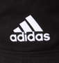 adidas 綿ツイルバケットハット ブラック: