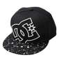 DCSHOES 25DOUBLEUP SNAPBACKキャップ ブラック×スプラッシュ