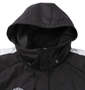 UMBRO TRロングパデッドコート ブラック: フード