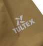 TULTEX レインコート ベージュ: 袖再帰反射プリント