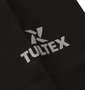 TULTEX レインコート ブラック: 袖再帰反射プリント