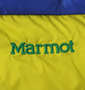 Marmot デュースダウンジャケット ライム×サーフ: 刺繍拡大