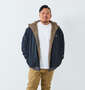 KRIFF MAYER ひっくりフルジップパーカージャケット ブラック: 身長：178cm/バスト：120cm/着用サイズ：3L