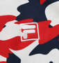 FILA GOLF カモフラ柄ボンディングブルゾン ネイビー系: