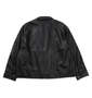 DICKIES フェイクレザーアイゼンハワージャケット ブラック: バックスタイル