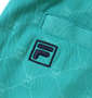 FILA GOLF 飛び柄エンボスストレッチツイルパンツ ターコイズ: バックポケット刺繡