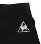 LE COQ SPORTIF エアスタイリッシュ七分丈パンツ ブラック: 再帰反射プリント