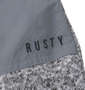 RUSTY ニットフリースパンツ ホワイトグレー杢: 刺繍