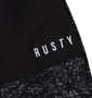 RUSTY ニットフリースパンツ チャコールグレー杢: 刺繍
