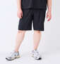 ELEMENT WATERハーフパンツ ブラック: 身長：182cm/ウエスト：114cm/着用サイズ：3L