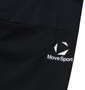 MOVESPORT ストレッチクロスロングパンツ ブラック: