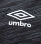 UMBRO 裏トリコット起毛ウインドジャケット ブラック: 刺繍