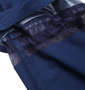 FILA GOLF レインウェアセット ホワイト×ネイビー: パンツ裾長さ調節可能