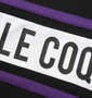 LE COQ SPORTIF エアスタイリッシュウォームアップジャケット ブラック: デザインテープ