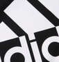 adidas スウェットプルパーカー ブラック: プリント拡大