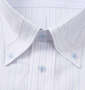 HIROKO KOSHINO HOMME マイターB.D半袖シャツ ホワイト×サックス: マイター襟