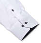 HIROKO KOSHINO HOMME 2枚衿風マイターB.D長袖シャツ ホワイト: 袖口アジャストボタン