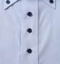 HIROKO KOSHINO HOMME ドゥエB.D半袖シャツ サックス: 2ハーフボタン