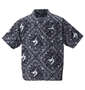 BETTY BOOP 昇華プリント接触冷感オープンカラー半袖シャツ ブラック: