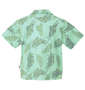 NESTA BRAND オープンカラー半袖シャツ ミントグリーン: バックスタイル